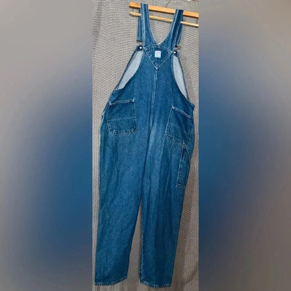 Vintage Pointer Brand Denim Carpenter Bib Overalls Size Men’s Waist 40 Length M - Picture 7 of 15